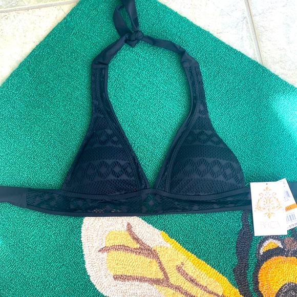SALE Becca Self Tie Swimsuit Top with Removable Cups - Picture 1 of 10